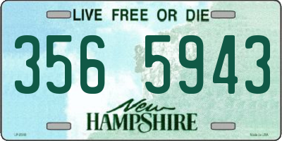 NH license plate 3565943