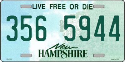 NH license plate 3565944