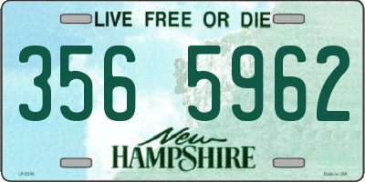 NH license plate 3565962