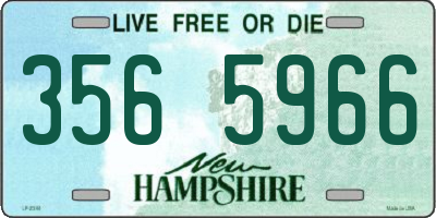 NH license plate 3565966