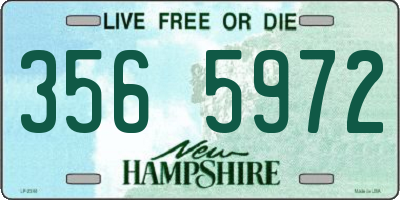 NH license plate 3565972