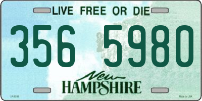 NH license plate 3565980