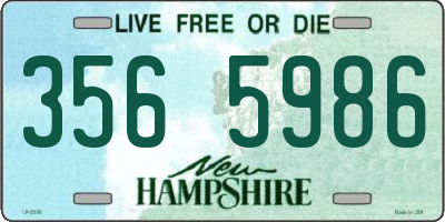 NH license plate 3565986