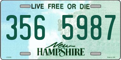 NH license plate 3565987