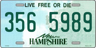 NH license plate 3565989