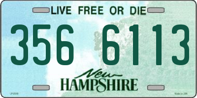 NH license plate 3566113