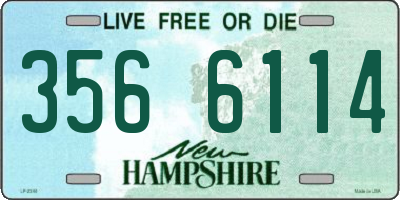 NH license plate 3566114