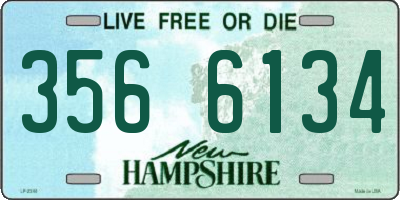 NH license plate 3566134