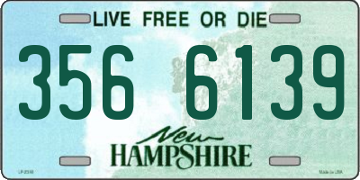NH license plate 3566139