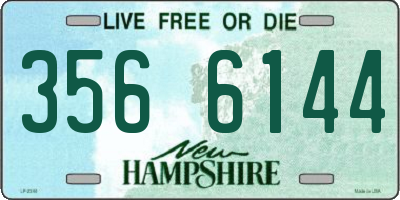 NH license plate 3566144