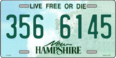 NH license plate 3566145