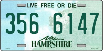 NH license plate 3566147