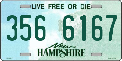 NH license plate 3566167