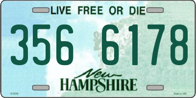 NH license plate 3566178