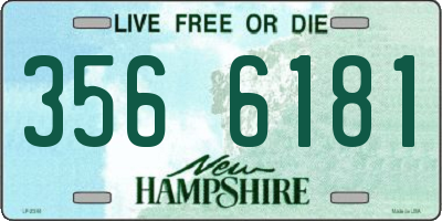 NH license plate 3566181