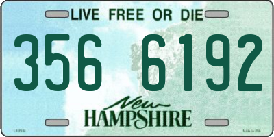 NH license plate 3566192