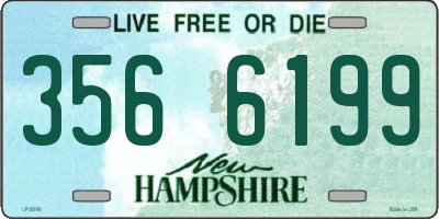 NH license plate 3566199