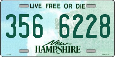 NH license plate 3566228