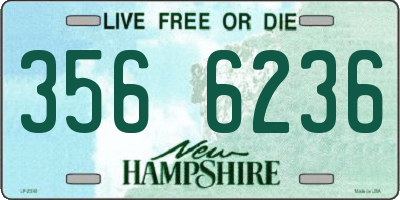 NH license plate 3566236