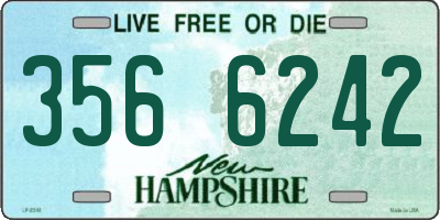 NH license plate 3566242