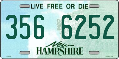 NH license plate 3566252