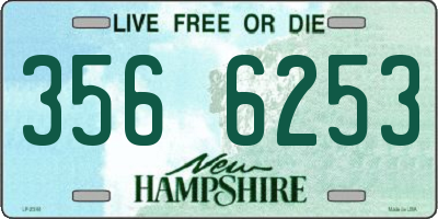 NH license plate 3566253