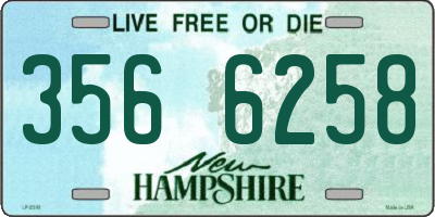 NH license plate 3566258