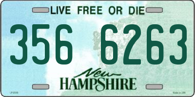 NH license plate 3566263