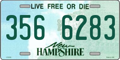 NH license plate 3566283