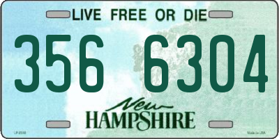 NH license plate 3566304