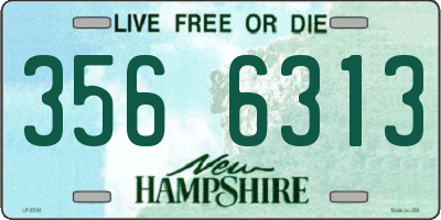 NH license plate 3566313