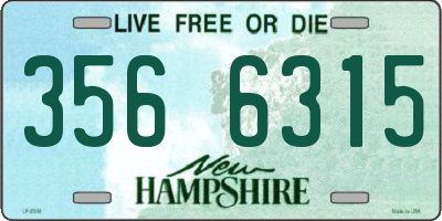 NH license plate 3566315