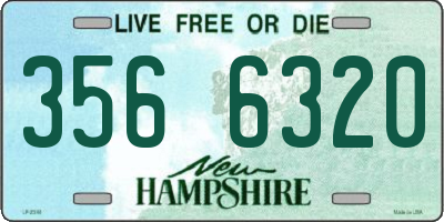 NH license plate 3566320