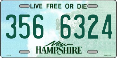 NH license plate 3566324