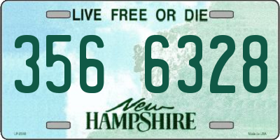 NH license plate 3566328