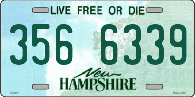 NH license plate 3566339