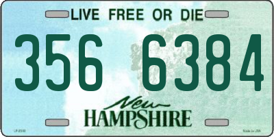 NH license plate 3566384