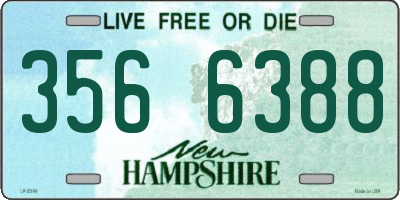 NH license plate 3566388