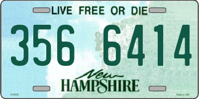 NH license plate 3566414