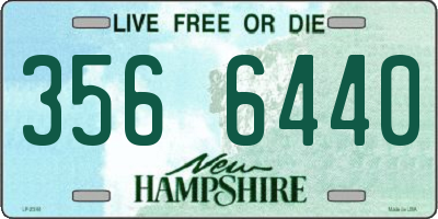 NH license plate 3566440