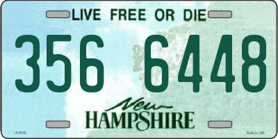 NH license plate 3566448
