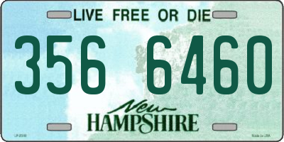 NH license plate 3566460
