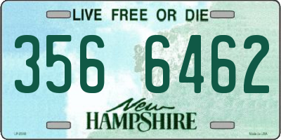NH license plate 3566462