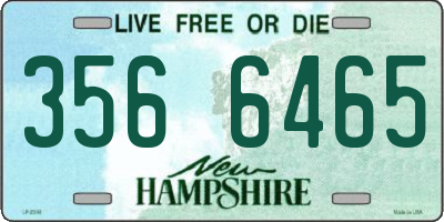 NH license plate 3566465