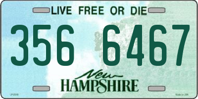 NH license plate 3566467
