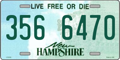 NH license plate 3566470