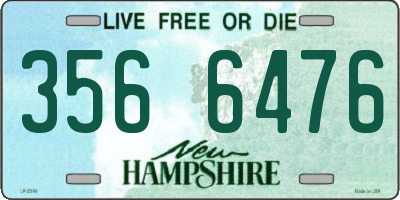 NH license plate 3566476