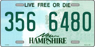 NH license plate 3566480