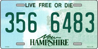 NH license plate 3566483