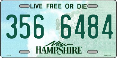 NH license plate 3566484
